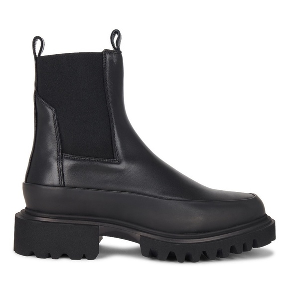 All Saints Harlee Leather Ankle Boots Black - Picture 1 of 9